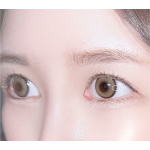 【散光】Lenbling Eye Only 1 Month FloRing Mono Brown 每月抛棄散光彩妝隱形眼鏡